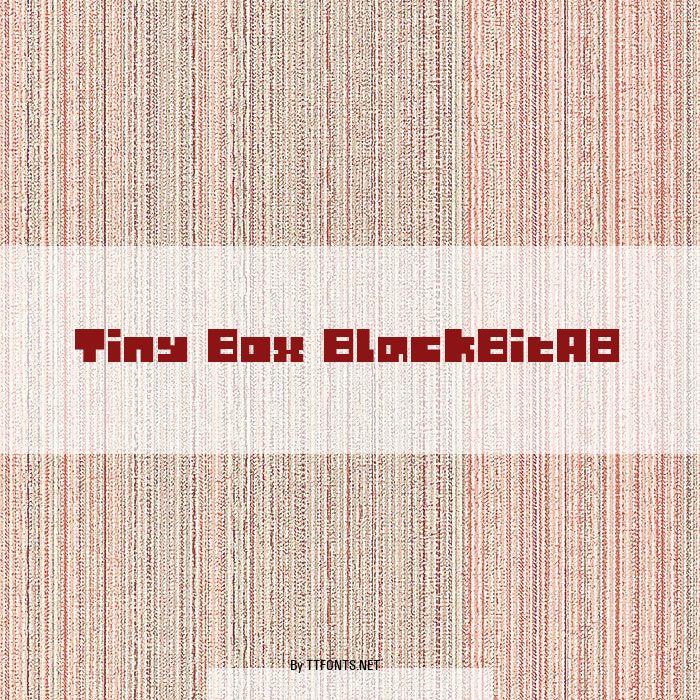 Tiny Box BlackBitA8 example